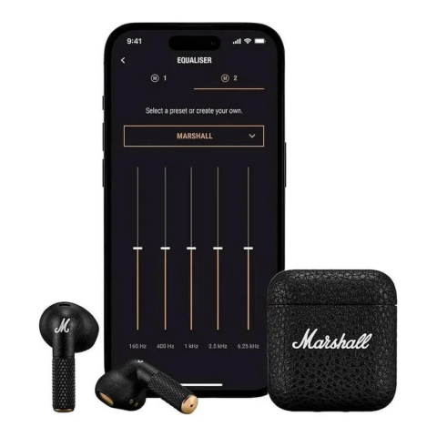 Навушники з мікрофоном Marshall Minor IV Black (1006653) Купити в Україні