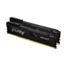 Пам'ять для настільних комп'ютерів Kingston FURY 16 GB (2x8GB) DDR4 3200 MHz Beast Black (KF432C16BBK2/16)