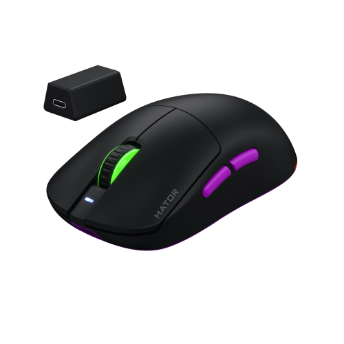 Ігрова миша HATOR Quasar 3 ULTRA 8K Wireless (HTM770) black Купити в Україні
