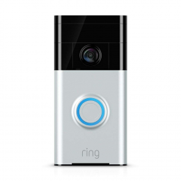 Відеодзвінок Ring Wi-Fi Enabled Video Doorbell in Satin Nickel