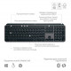 Клавіатура Logitech MX Keys S Graphite UA/FR/EN (920-011593/568) Купити в Україні