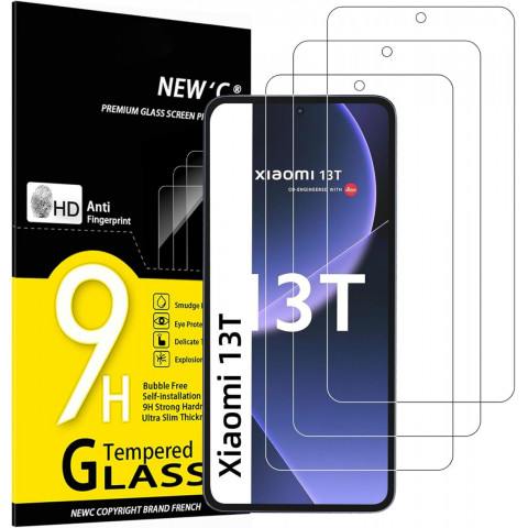 Захисне скло NEW'C для Xiaomi 13T, Xiaomi 13T Pro (3 в комплекті) Купити в Україні
