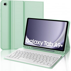 Чохол-клавіатура 11" JADEMALL для Samsung Galaxy Tab A9+ Pastel Green AZERTY