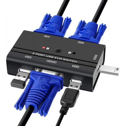 Спліттер TCNEWCL VGA KVM Switch (21Y1020) Купити в Україні