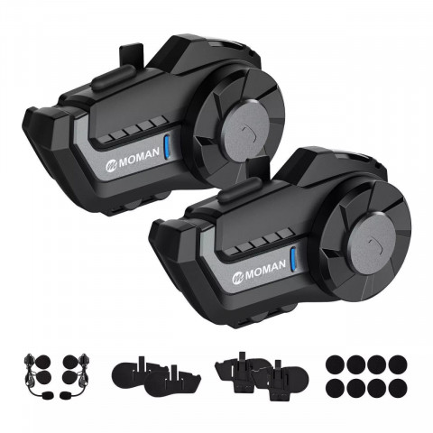 Мотогарнітура Moman H2 Headset Helmet Intercom Купити в Україні