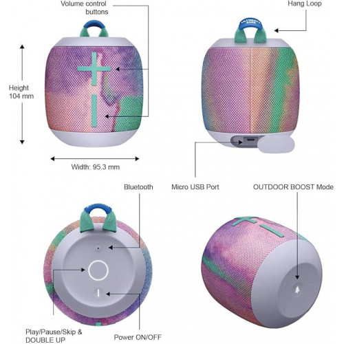 Портативна колонка Ultimate Ears Wonderboom 2 Unicorne (984-001662) Купити в Україні