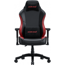 Крісло ігрове Anda Seat Luna Color Size L Black/Red PVC
