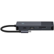 USB-C хаб RAPOO UCM-2004, 8 в 1, чорний Купити в Україні