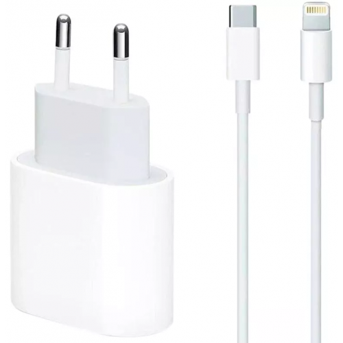 Зарядний пристрій + кабель USB-C lightning 25W Купити в Україні