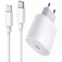 Зарядний пристрій + кабель USB-C lightning 25W