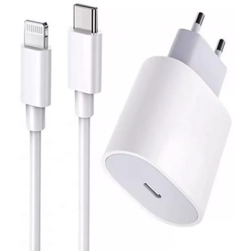 Зарядний пристрій + кабель USB-C lightning 25W Купити в Україні