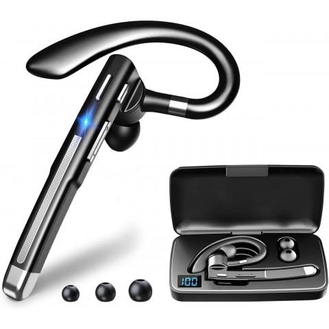 Bluetooth-гарнітура HBQ YYK-520 з зарядним кейсом Чорна Купити в Україні