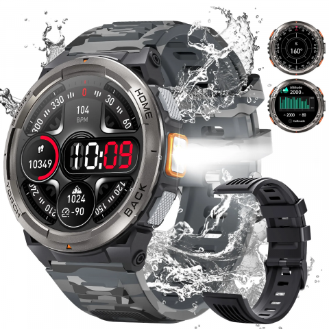 Смарт-годинник EIGIIS KE5 Military Smart Watch Купити в Україні