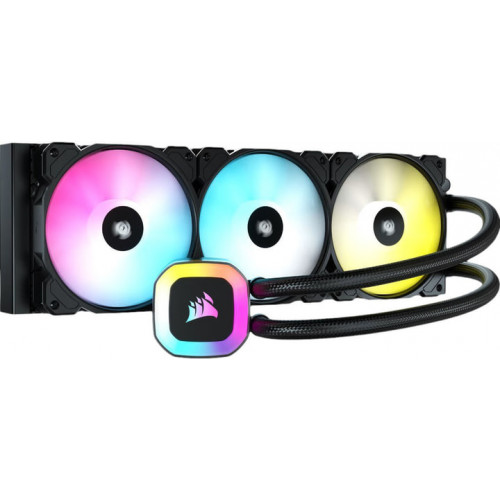 Водяне охолодження Corsair H150 Performance 360mm RGB Liquid CPU Cooler (CW-9060054-WW) Купити в Україні