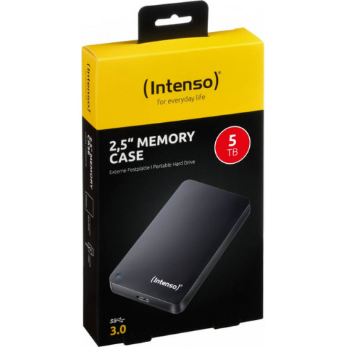 Жорсткий диск Intenso Memory Case 5 TB Black (6021513) Купити в Україні