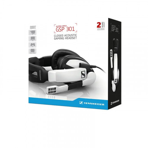 Навушники з мікрофоном Sennheiser EPOS GSP 301 Black/White (1000240/507202) Купити в Україні