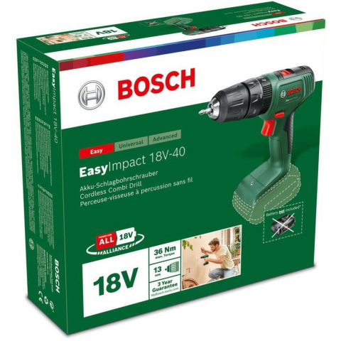Шурупокрут Bosch EasyImpact 18V-40 (06039D8108) Купити в Україні