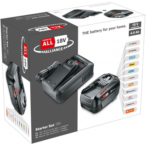 Акумулятор з зарядним пристроєм Bosch Starter Set 18V (1600A031T6) Купити в Україні
