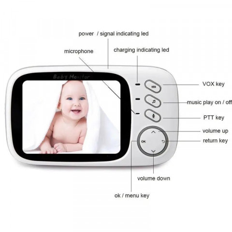 Електронна відеоняня Baby Monitor VB603 Купити в Україні