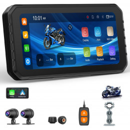 Монітор для мотоцикла Spedal CL873 CarPlay Moto CarPlay with Dual Cameras