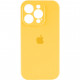 Чохол для смартфона Borofone Silicone Full Case AA Camera Protect for Apple iPhone 14 Pro Sunny Yellow (FullAAi14P-56) Купити в Україні