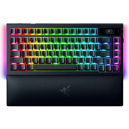 Клавіатура механічна RAZER BlackWidow V4 Pro 75%, ANSI, Black (RZ03-05130100-R3M1) Купити в Україні