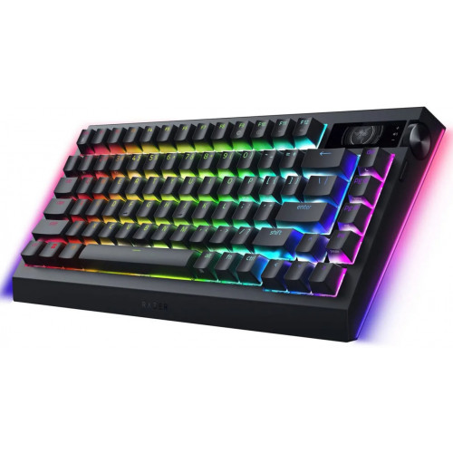 Клавіатура механічна RAZER BlackWidow V4 Pro 75%, ANSI, Black (RZ03-05130100-R3M1) Купити в Україні