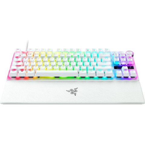 Клавіатура Razer Huntsman V3 Pro Tenkeyless 8KHz White US Layout (RZ03-05521000-R3M1) Купити в Україні