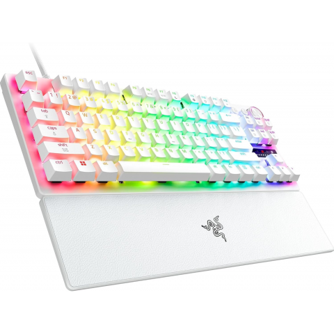Клавіатура Razer Huntsman V3 Pro Tenkeyless 8KHz White US Layout (RZ03-05521000-R3M1) Купити в Україні