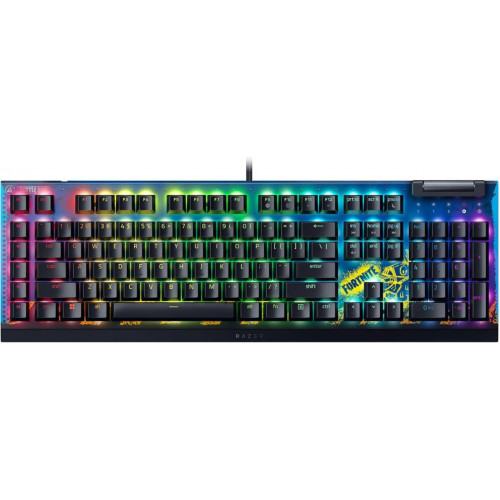 Клавіатура механічна RAZER BlackWidow V4 X, Yellow Switch, FORTNITE (RZ03-04703600-R3M1) Купити в Україні