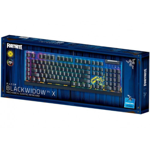 Клавіатура механічна RAZER BlackWidow V4 X, Yellow Switch, FORTNITE (RZ03-04703600-R3M1) Купити в Україні