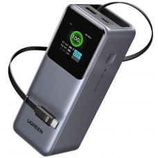 Зовнішній акумулятор (павербанк) UGREEN PB726 Nexode 20000mAh 165W with Retractable USB-C (55987)