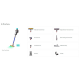 Вертикальний пилосос Dyson Gen5оutsize Nickel/Blue (447923-01) Купити в Україні