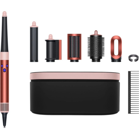 Фен-стайлер Dyson Airwrap i.d. Multi-Styler and Dryer Straight to Wavy - Strawberry Bronze/Blush Pink (560767-01, 560786-01) Купити в Україні