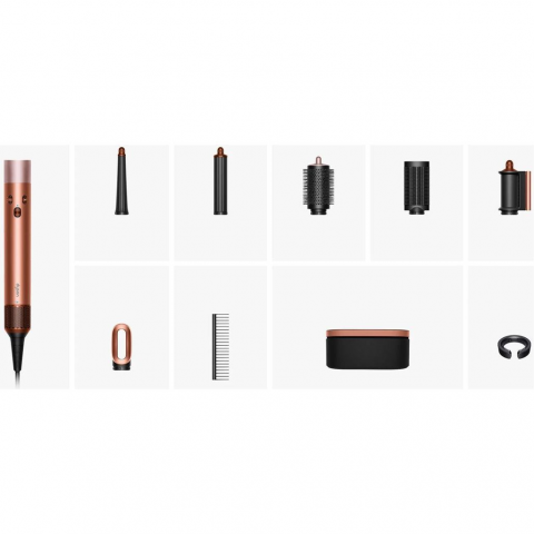 Фен-стайлер Dyson Airwrap i.d. Multi-Styler and Dryer Straight to Wavy Amber Silk (123682-01, 176791-01) Купити в Україні
