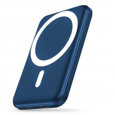 Універсальна батарея Podoru KT-D003 MINI 5000 mAh Navy Blue (Apple магніт + кабель)