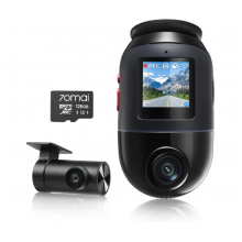 Автомобільний відеореєстратор 70mai Dash Cam 4K Omni X800-2 Black + RC14 Rear Camera