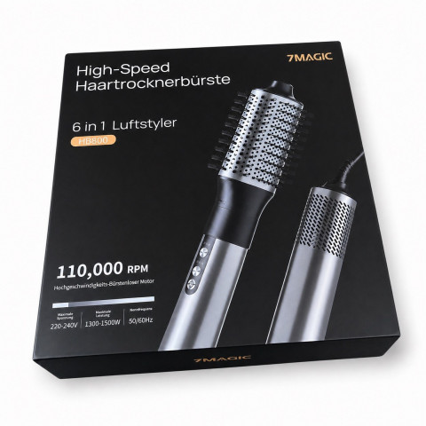 Фен-стайлер 6 в 1 7MAGIC HB800 Silver Купити в Україні