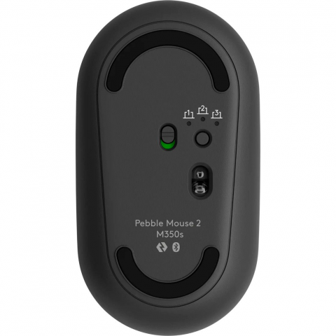Миша бездротова Logitech Pebble Mouse 2 M350s Graphite (910-007015) Купити в Україні