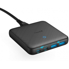 Мережевий зарядний пристрій Anker PowerPort Atom III 63W Slim GaN Black (A2046G12)