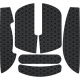 Гріпси для миші Quasar 3 black-deep grey (ACC082) Anti-slip mouse grip tap Купити в Україні