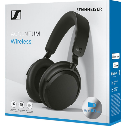 Навушники з мікрофоном Sennheiser ACCENTUM Wireless Black (700174) Купити в Україні