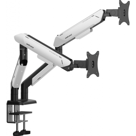 Настільне кріплення для двох моніторів Anda Seat Stealth PRO II Duo 17’’-42’’ Black & White (AD-W-A9-2S-BW) Купити в Україні