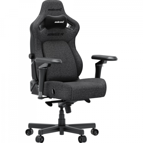 Крісло ігрове Anda Seat Kaiser 4 V2 Size XL Dark Gray Fabric (AD12YDDC-XLL-20-GB-CF-03) Купити в Україні