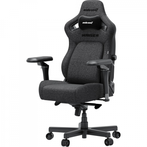 Крісло ігрове Anda Seat Kaiser 4 V2 Size XL Dark Gray Fabric (AD12YDDC-XLL-20-GB-CF-03) Купити в Україні