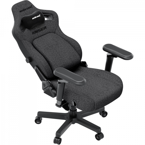 Крісло ігрове Anda Seat Kaiser 4 V2 Size XL Dark Gray Fabric (AD12YDDC-XLL-20-GB-CF-03) Купити в Україні
