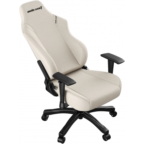 Крісло геймерське ігрове Anda Seat Luna Size L до 100 кг Ivory Fabric (AD18-44-I-F) Купити в Україні