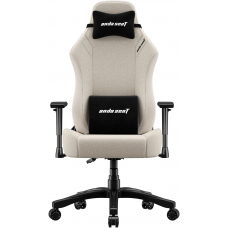 Крісло геймерське ігрове Anda Seat Luna Size L до 100 кг Ivory Fabric (AD18-44-I-F)
