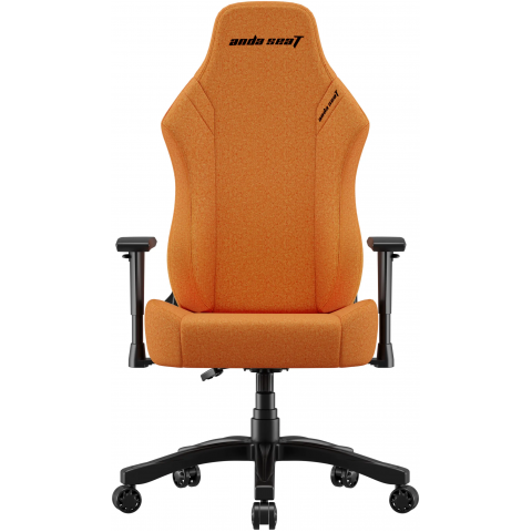 Крісло геймерське ігрове Anda Seat Luna Size L до 100 кг Orange Fabric (AD18-44-O-F) Купити в Україні