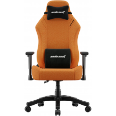 Крісло геймерське ігрове Anda Seat Luna Size L до 100 кг Orange Fabric (AD18-44-O-F)